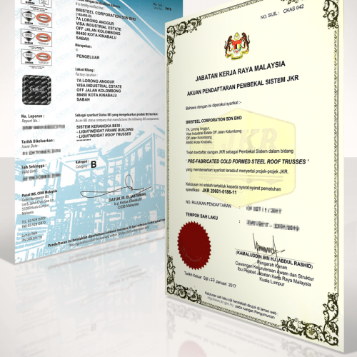 CIDB JKR Bristeel Certification